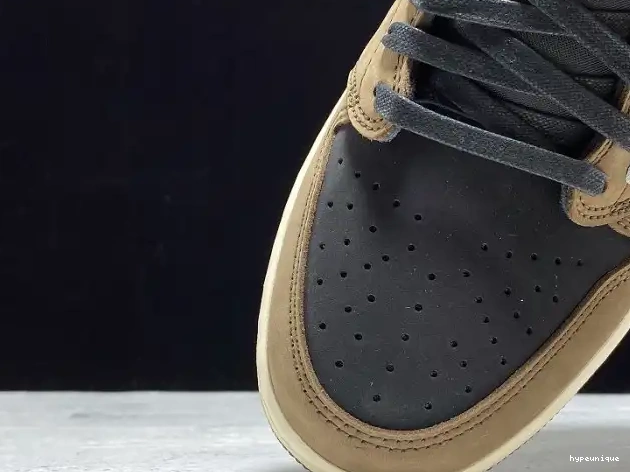 HYPE x Air OG Travis Low Mocha SP Jordan Scott 1 Dark CQ4277-001 0623
